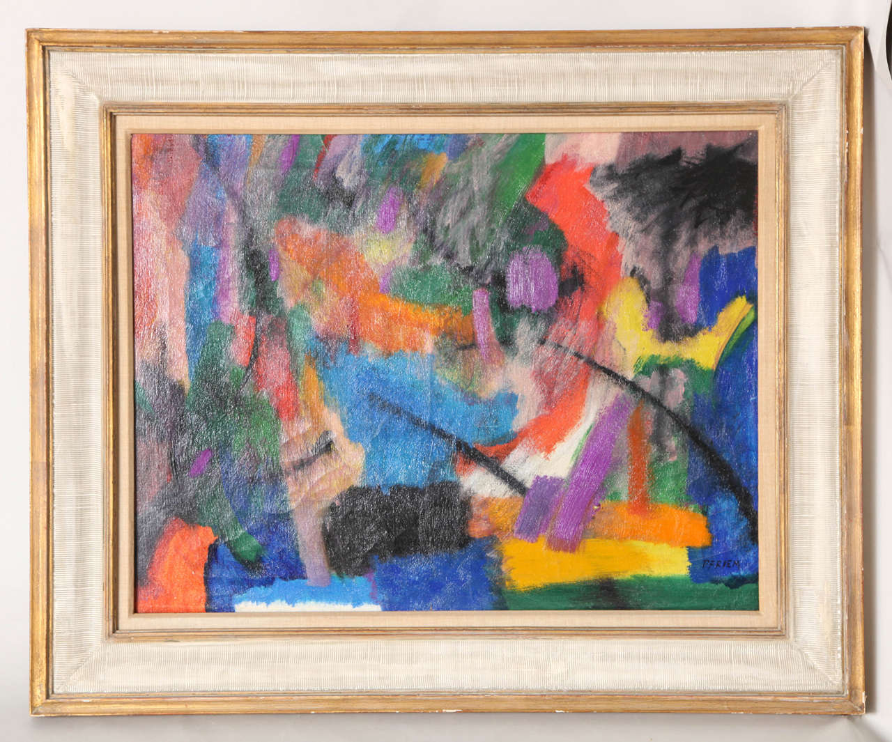 „Rainbows End“ Öl auf Leinwand von Bernard Pfriem