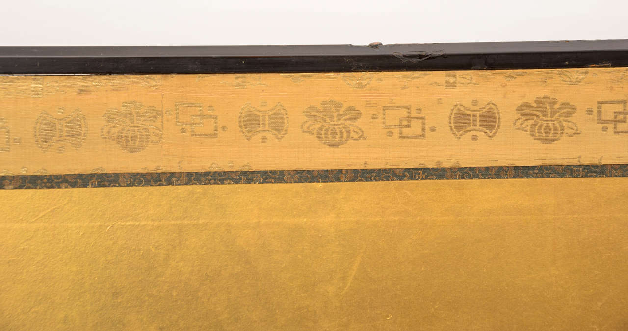 Écran japonais Edo à six panneaux en vente 2
