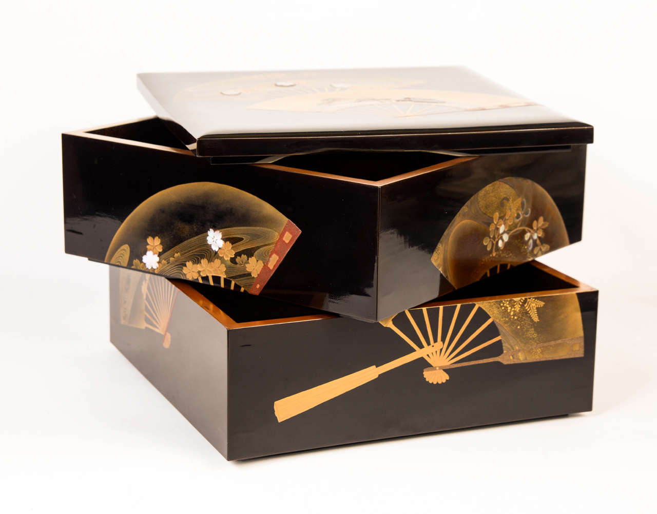 19th Century Japanese Lacquer Jubako Box 2