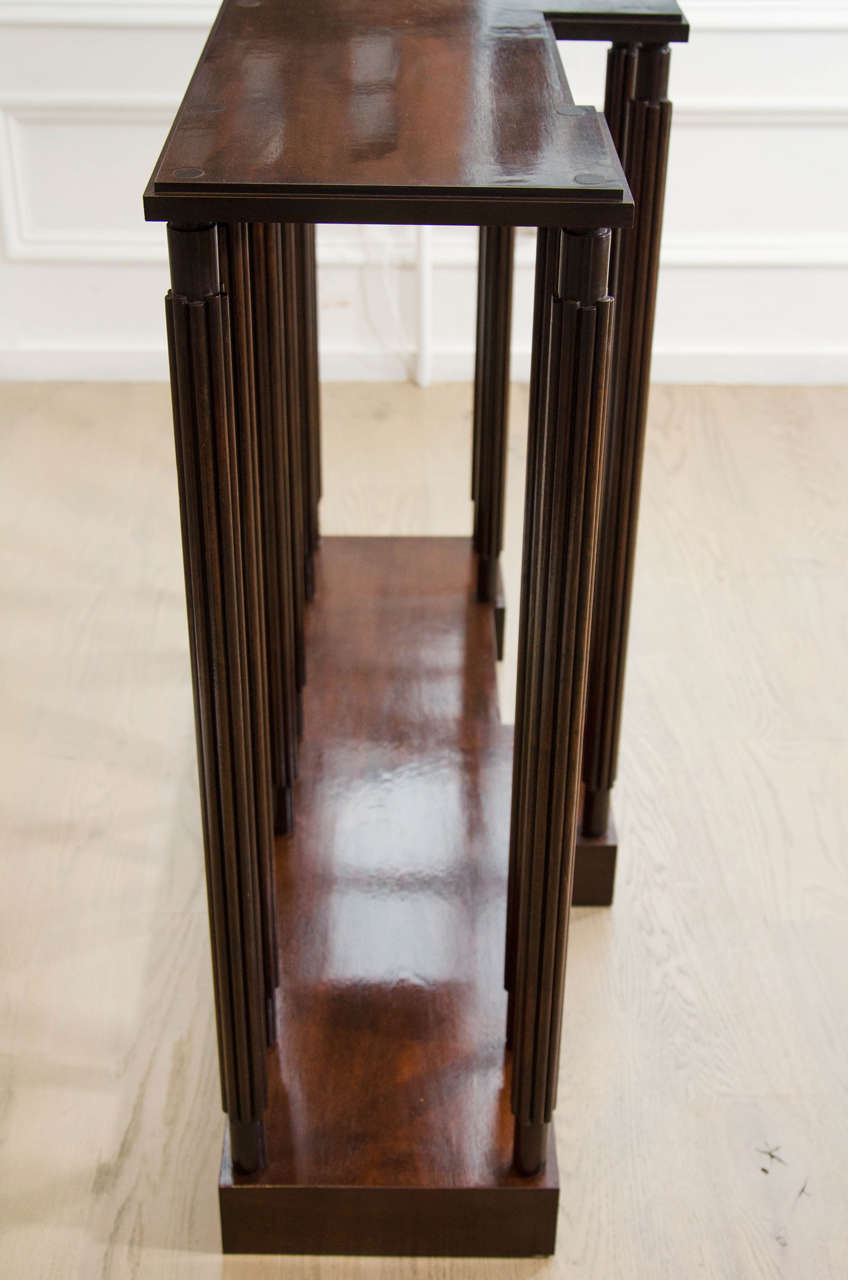 Mahogany Model Stand and Console Table Designed by Sir John Soane In Excellent Condition For Sale In Long Island City, NY