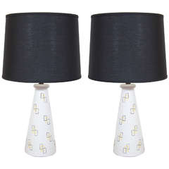Pair of Charming Modernist Lamps