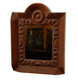 Unusual Tramp Art Mirror