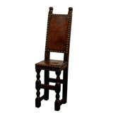 English Leather Child's Correction Chair