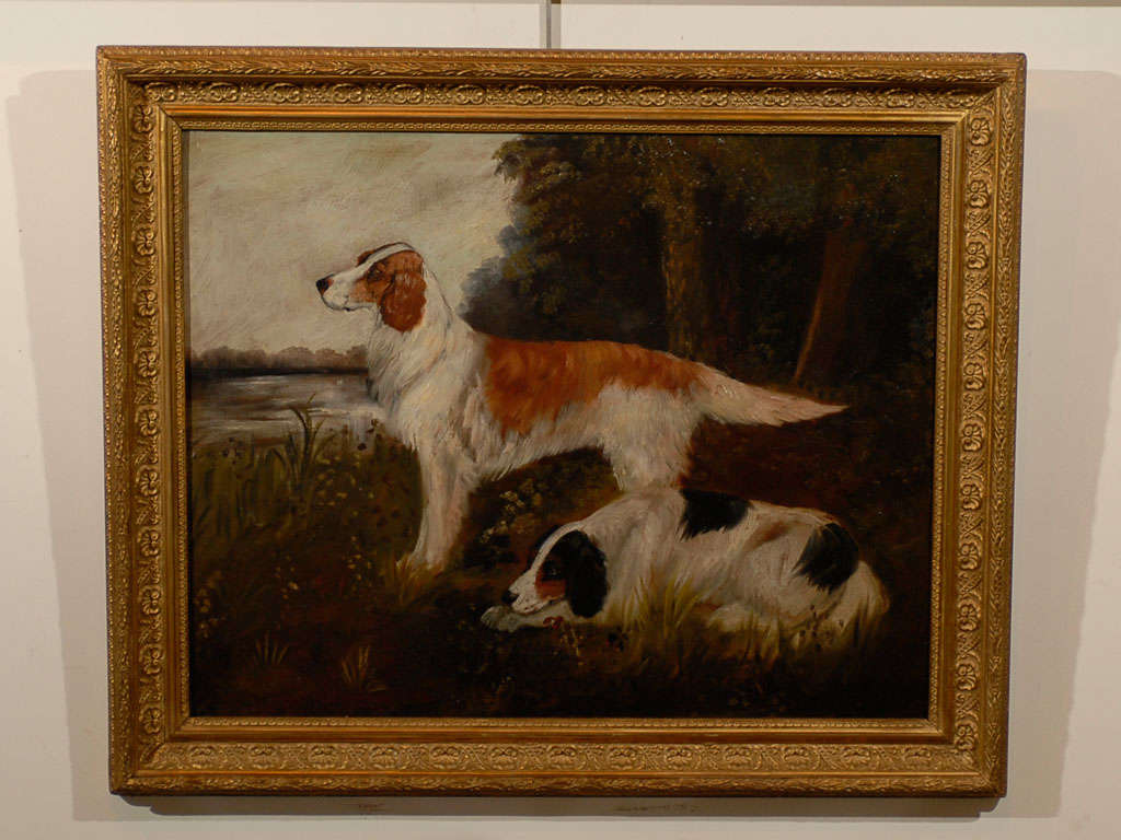 Pair of English Sporting Dog Paintings 7