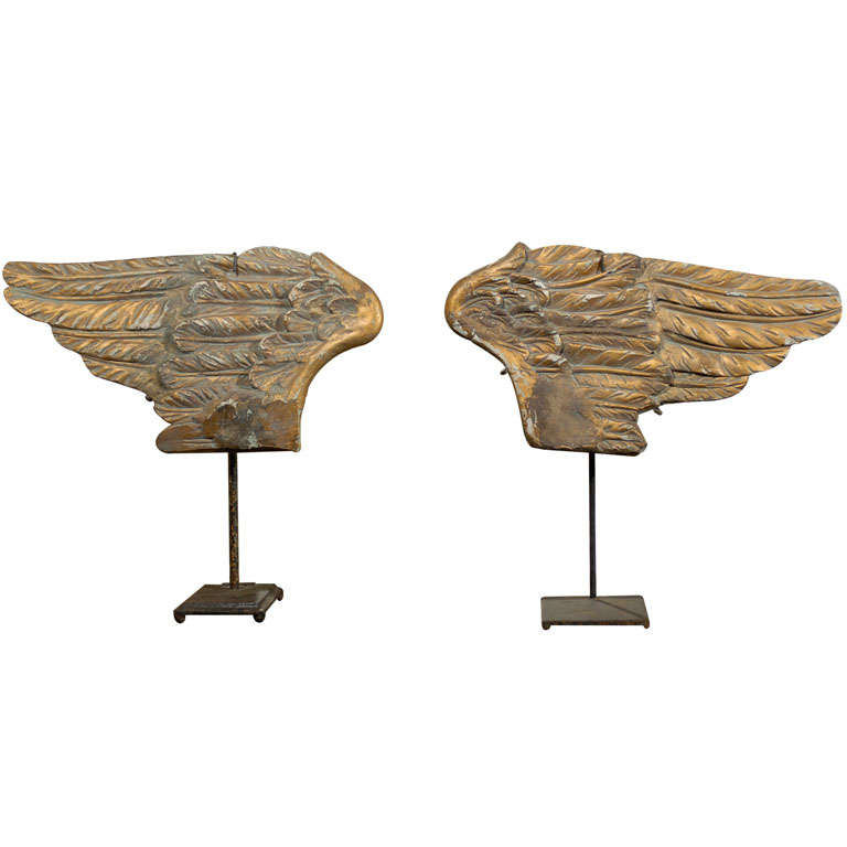 Pair of 19th Century Angel Wings at 1stDibs