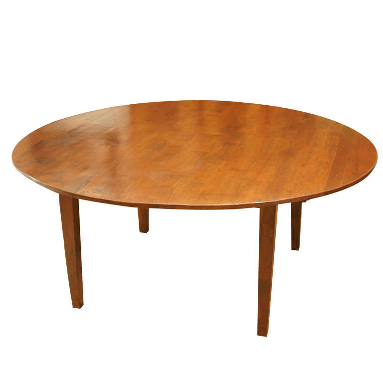 Large 72 Round English Farmhouse Dining Table At 1stdibs English Farmhouse Dining Table At 1stdibs, Large Round Dining Table 72