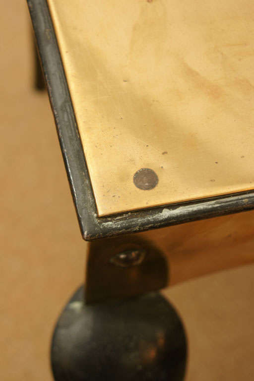 19th Century Brass Footman/Side Table 5