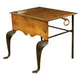 19th Century Brass Footman/Side Table