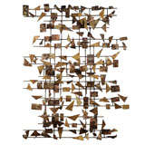 Angles on a Grid Wall Sculpture