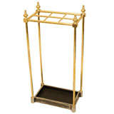 Brass and Iron Umbrella Stand, England, Late 19th Century