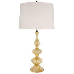 Mid-Century Modernist Hand-Blown Table Lamp by Barovier e Toso 5