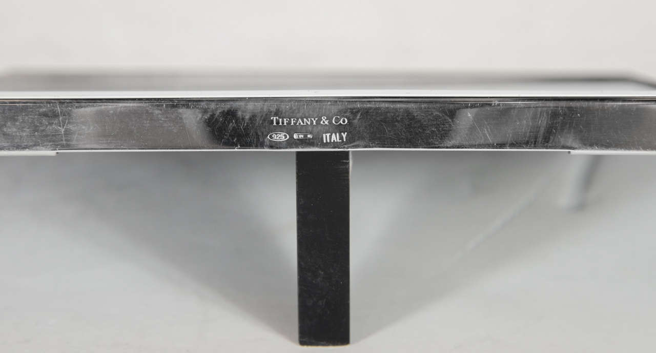 20th Century Sophisticated Mid-Century Modern Sterling Silver Picture Frame by Tiffany & Co