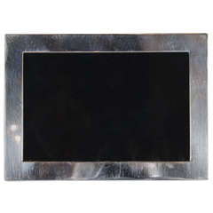 Sophisticated Mid-Century Modern Sterling Silver Picture Frame by Tiffany & Co
