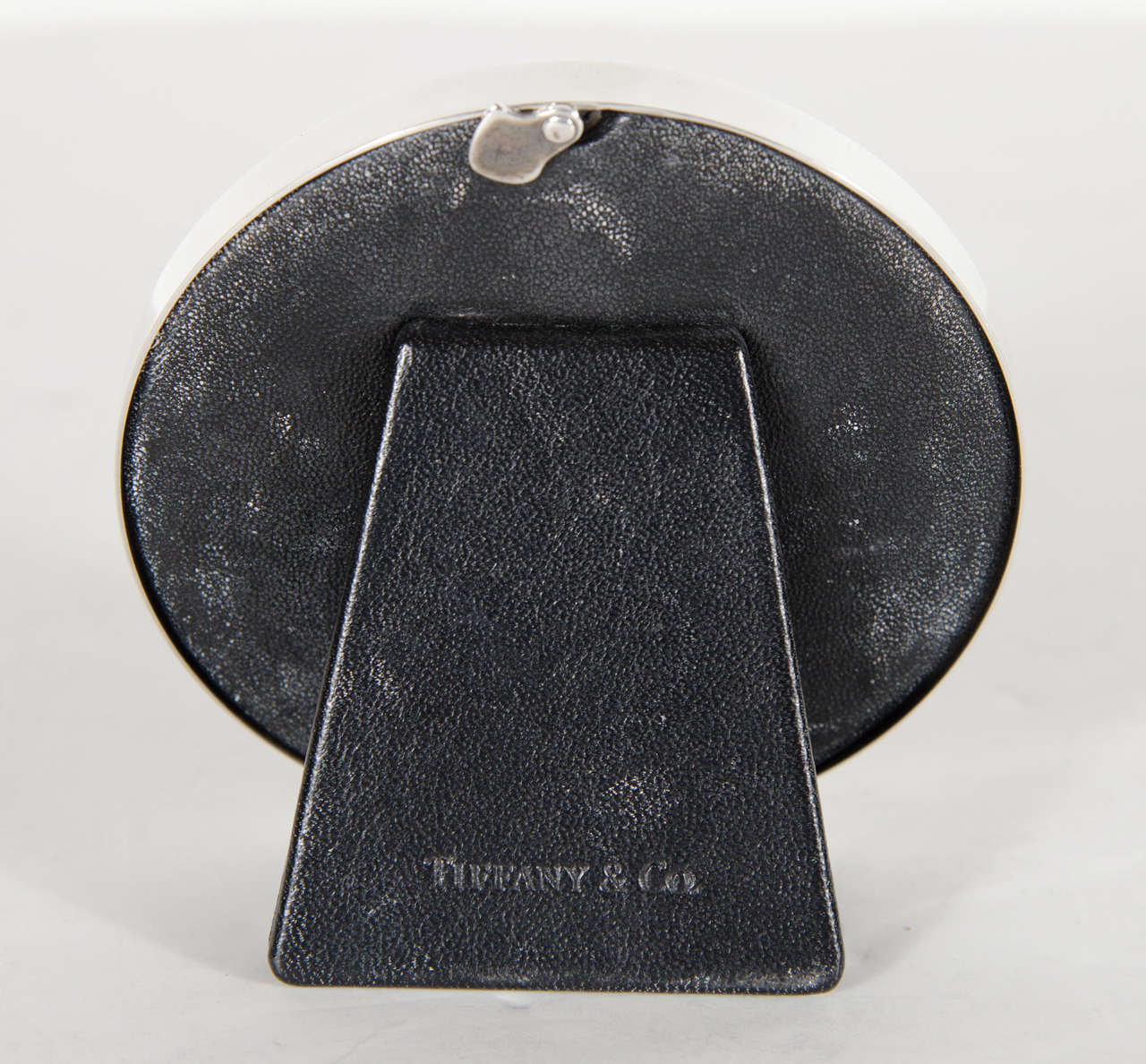 Round Sterling Silver Picture Frame by Tiffany and Co at 1stDibs