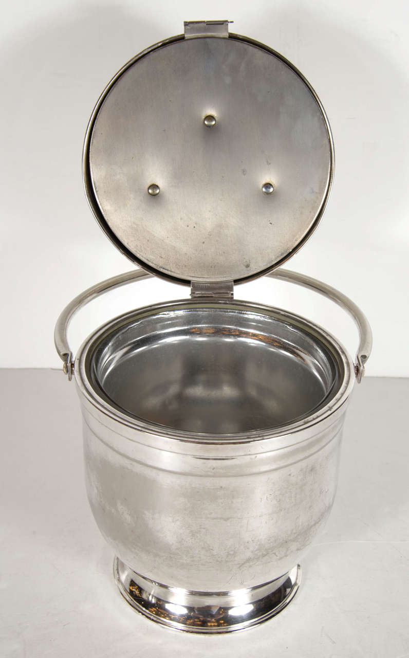 Art Deco SilverPlated Ice Bucket by the Sheffield Silver Company at 1stDibs the sheffield