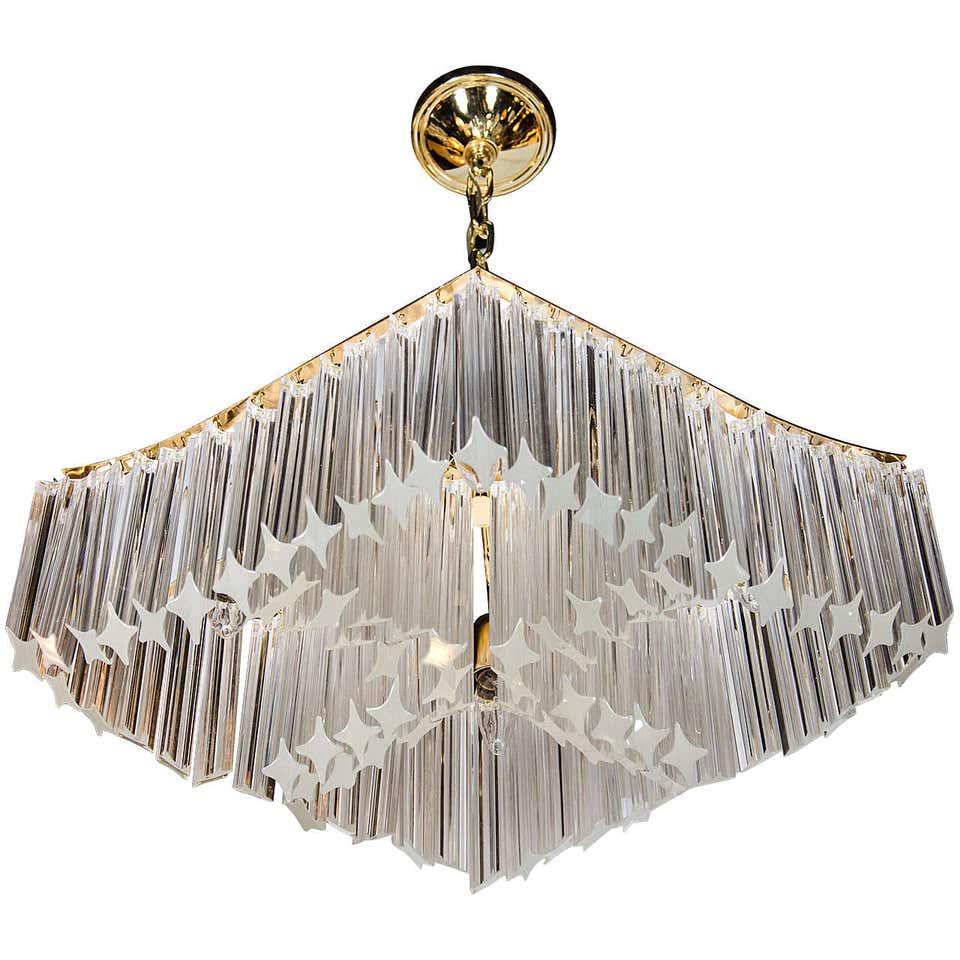 Petite Crystal Chandelier by Camer at 1stDibs
