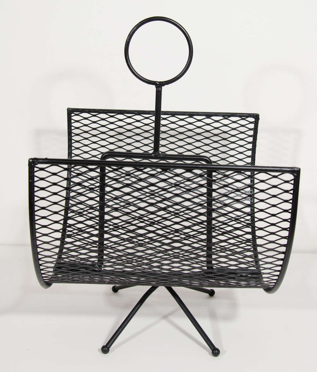 MidCentury Sculptural Log Holder or Book Stand in the Manner of