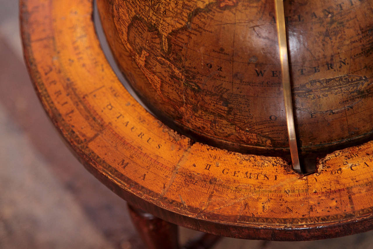 Pair of Important G.F Cruchley's Table Top Globes 2