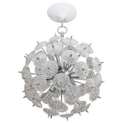 1970s Belgium Snowflake Fixture