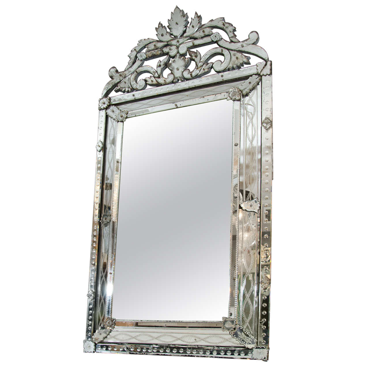 Large 1940s Venetian  Mirror