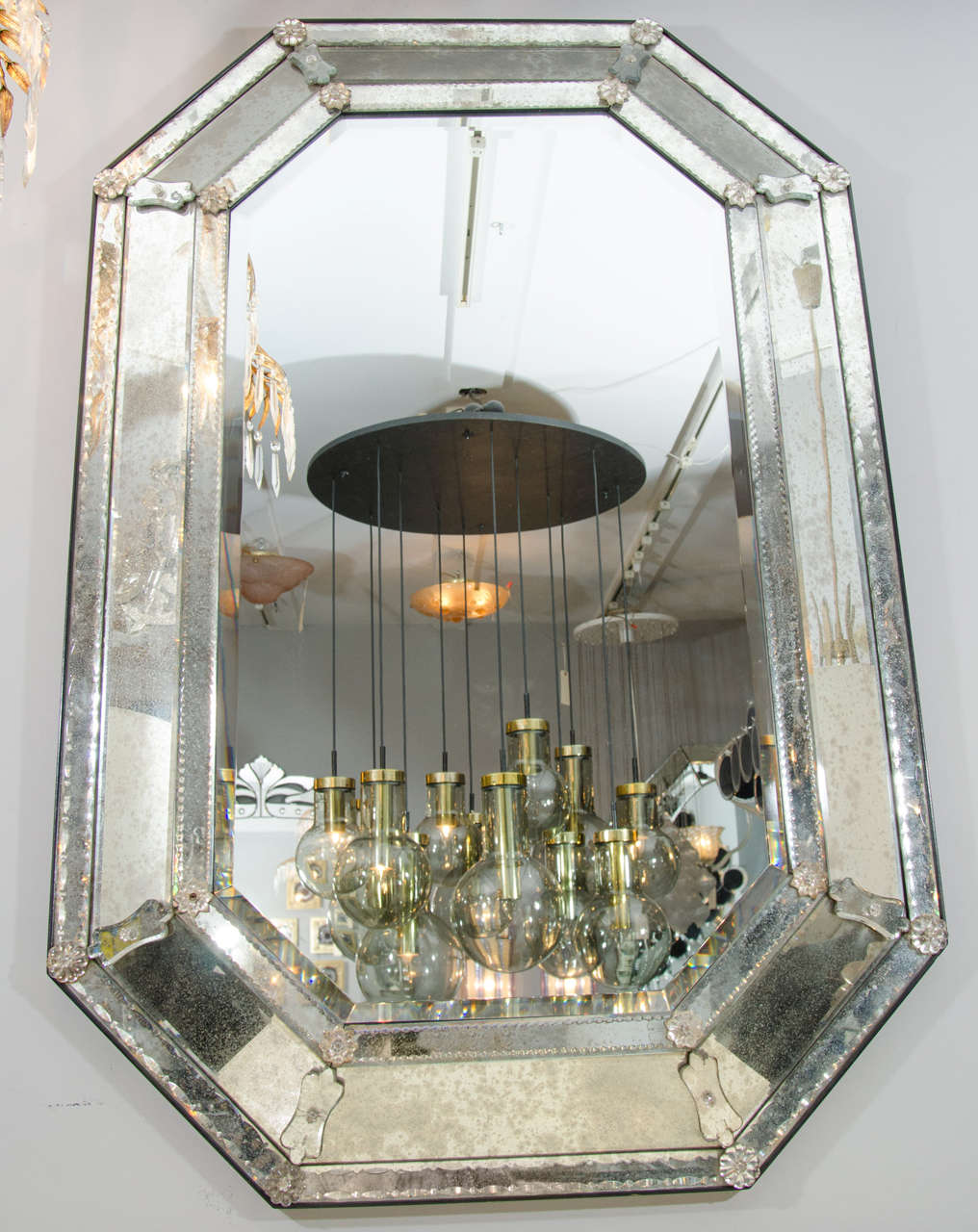 1950s Style Mirror at 1stDibs