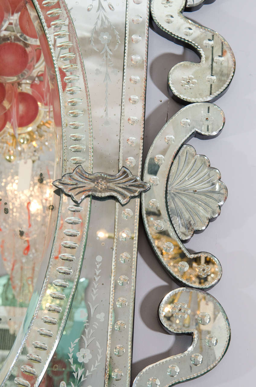 Venetian Mirror With Cultural Celebration Themes