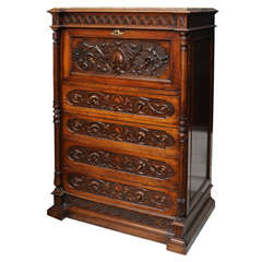 Superb Walnut French Chest of Drawers Superb Walnut French Chest of Drawers