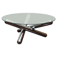 Chome Coffee Table by Milo Baughman