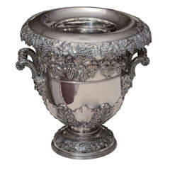 Magnificent 19th Century Silver Wine Cooler