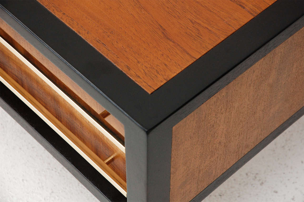 Mid-20th Century Two-Drawer Side Table by Michael Taylor