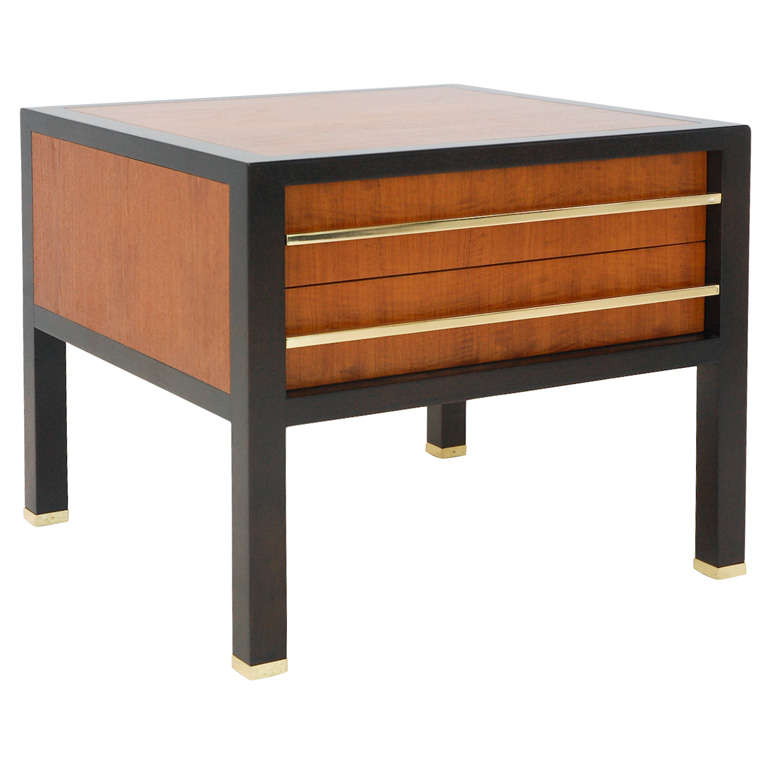 Two-Drawer Side Table by Michael Taylor