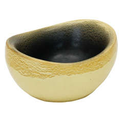 Bol en céramique de Russel Wright pour la poterie Bauer