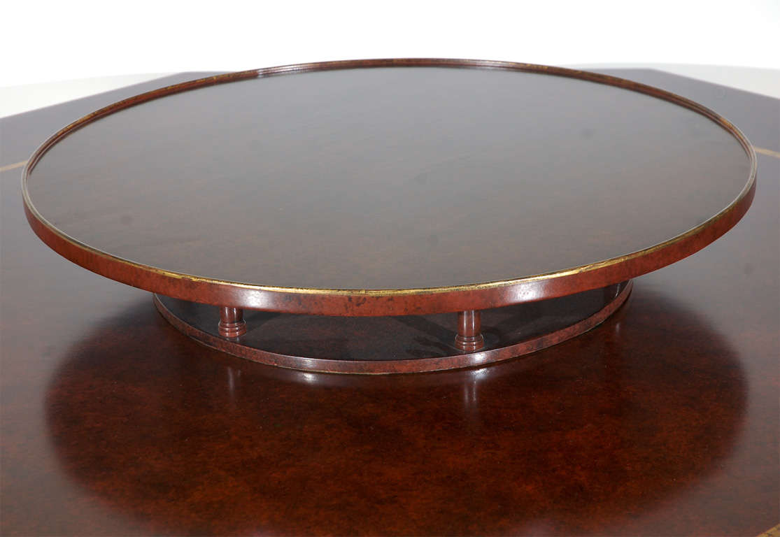 Hollywood Regency Table with Lazy Susan by William Haines