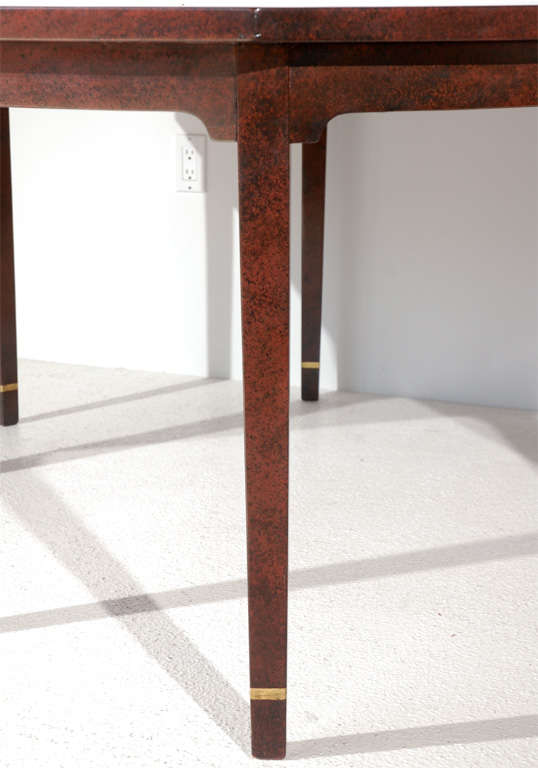 Mid-20th Century Table with Lazy Susan by William Haines