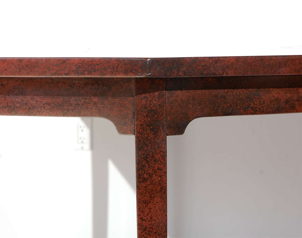 Wood Table with Lazy Susan by William Haines