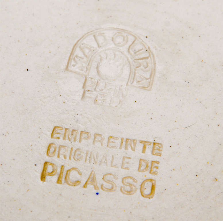 Earthenware Pablo Picasso Convex Wall Plaque