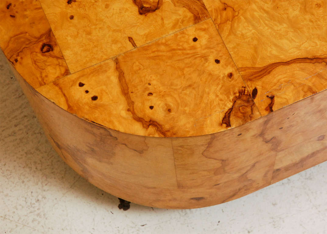 Olive Burl Coffee Table by Paul Evans 1