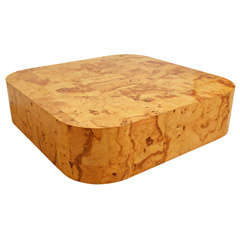 Olive Burl Coffee Table by Paul Evans