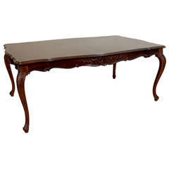 Louis XV Style Walnut Dining Table