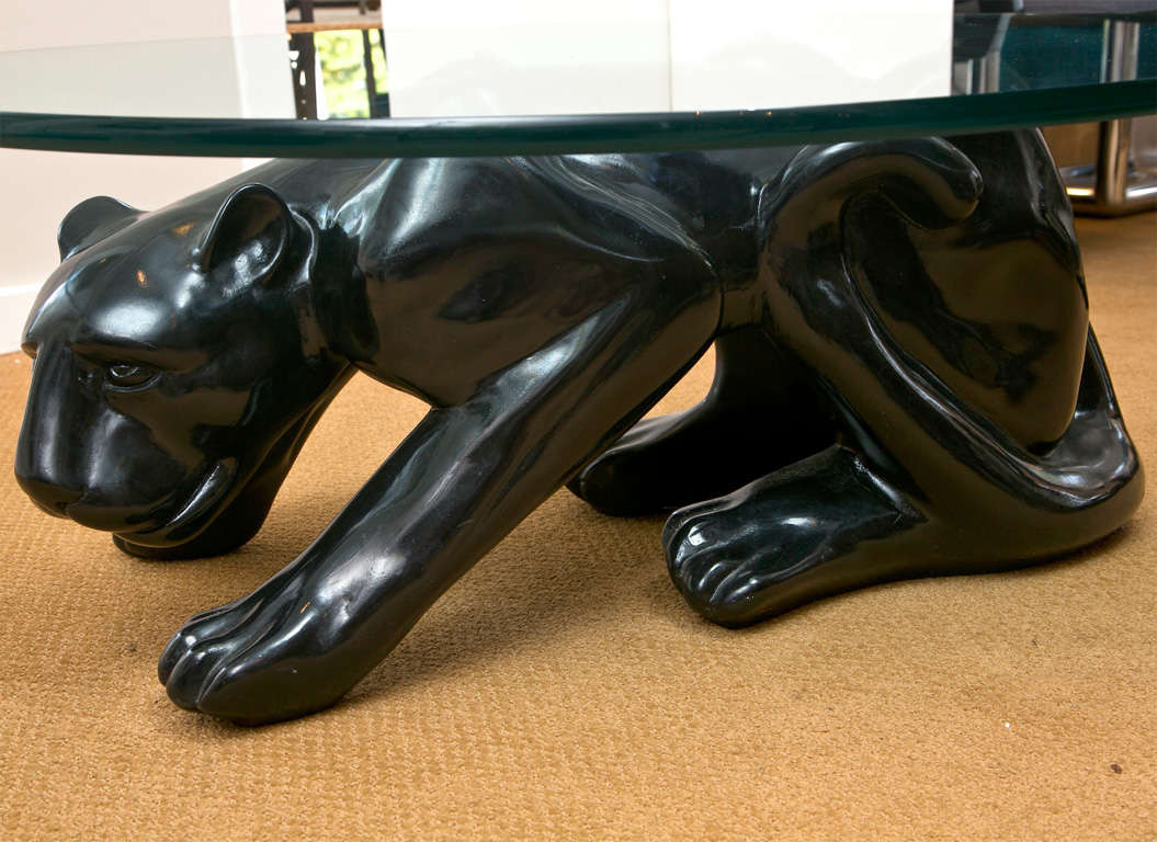 Black Panther Cocktail Table at 1stDibs panther table, black panther