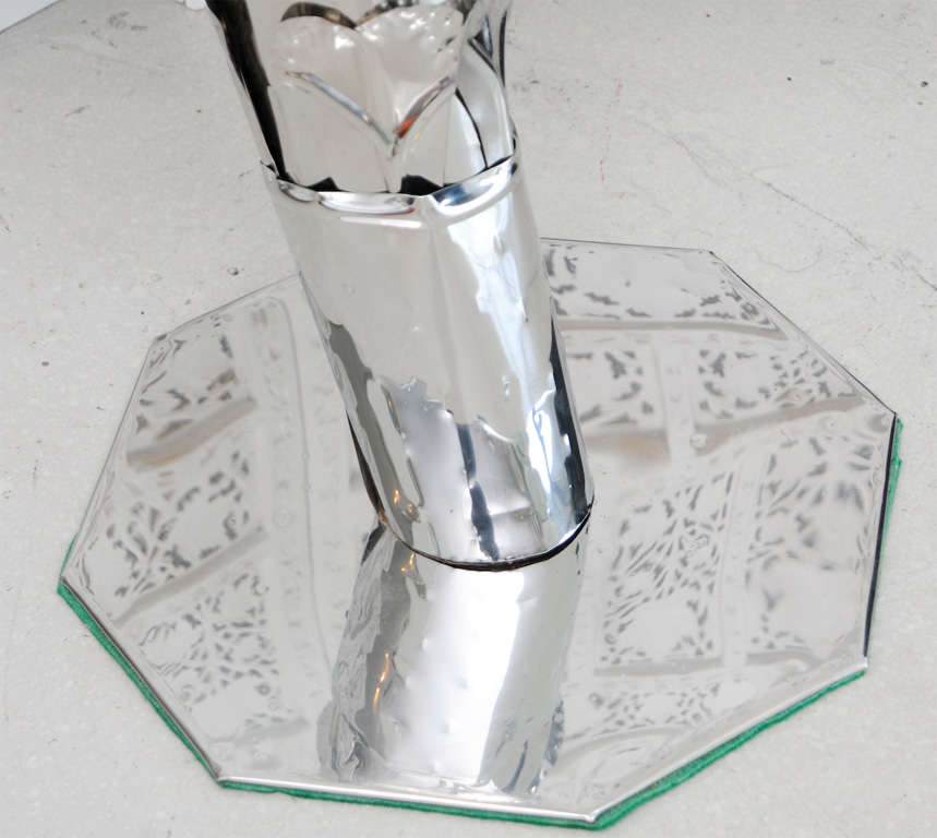 Life Size Chrome Palm Tree 1