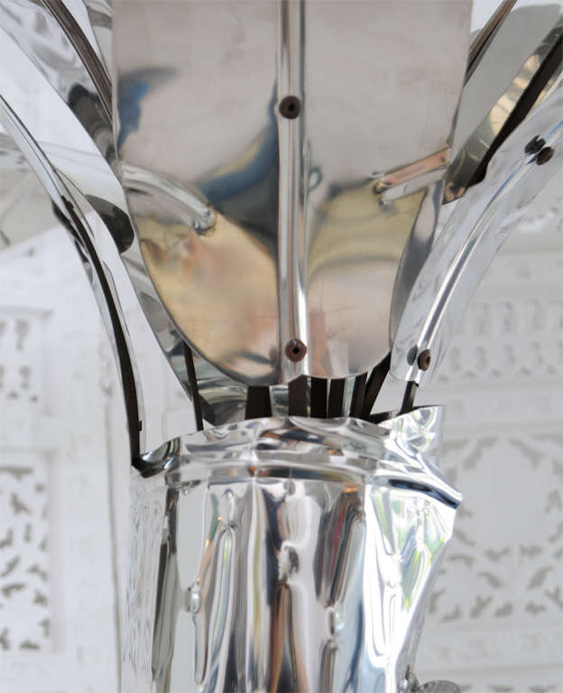 Life Size Chrome Palm Tree 2