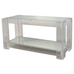 Lucite Console Table Lucite Console Table