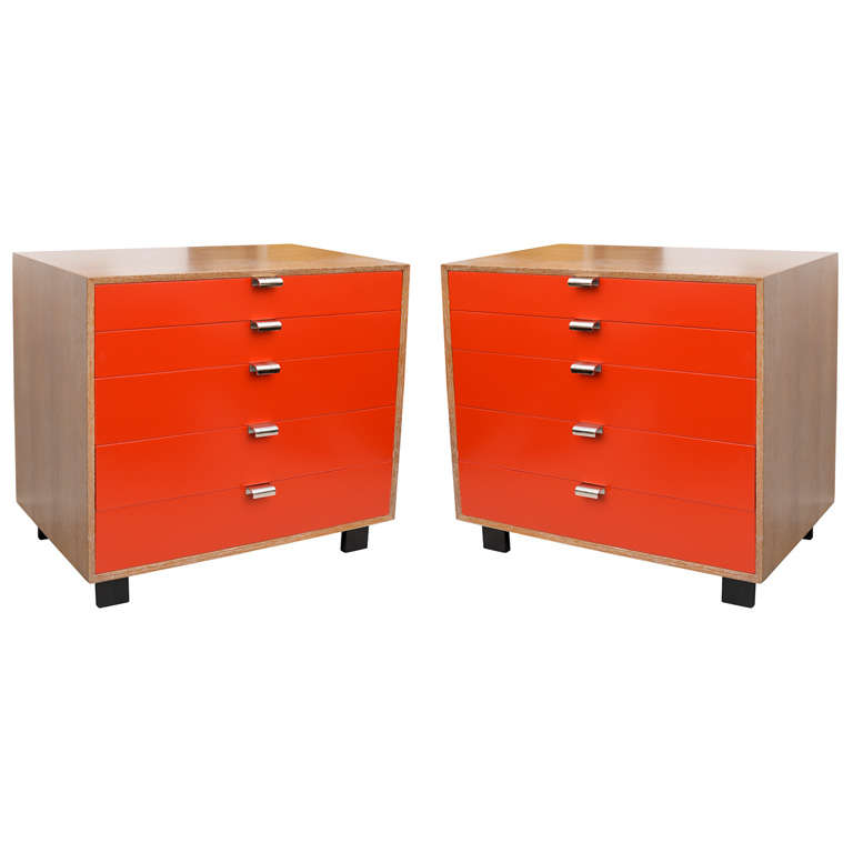 Pair of George Nelson Chests- Herman Miller