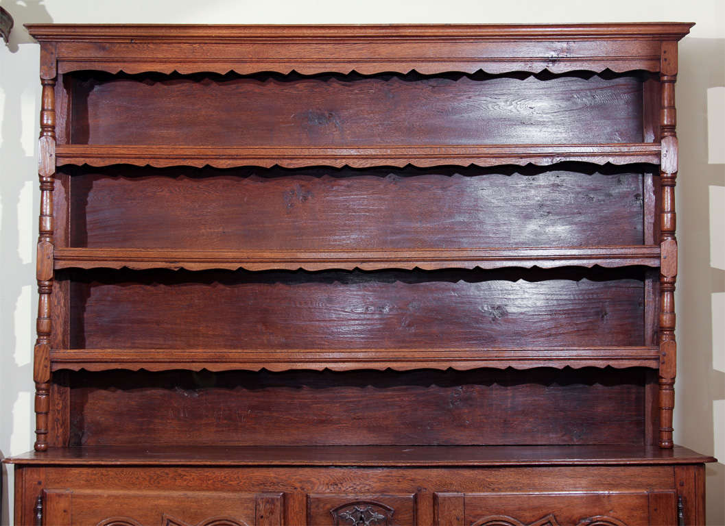 Carved French Oak Vaisselier For Sale