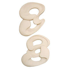 Over-Scaled Fiberglas Wall Sculptures