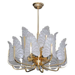 Murano Leaf Chandelier
