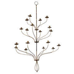French Iron Chandelier