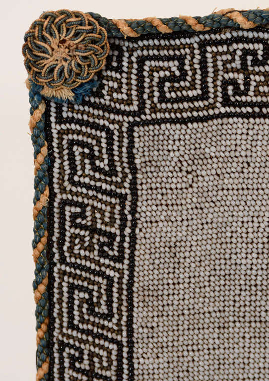 A Late 18th Century Beadwork Hanging In Excellent Condition In New York, NY
