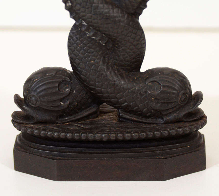 An Early 19th Century Berlin Iron Pocket Watch Stand In Excellent Condition In New York, NY